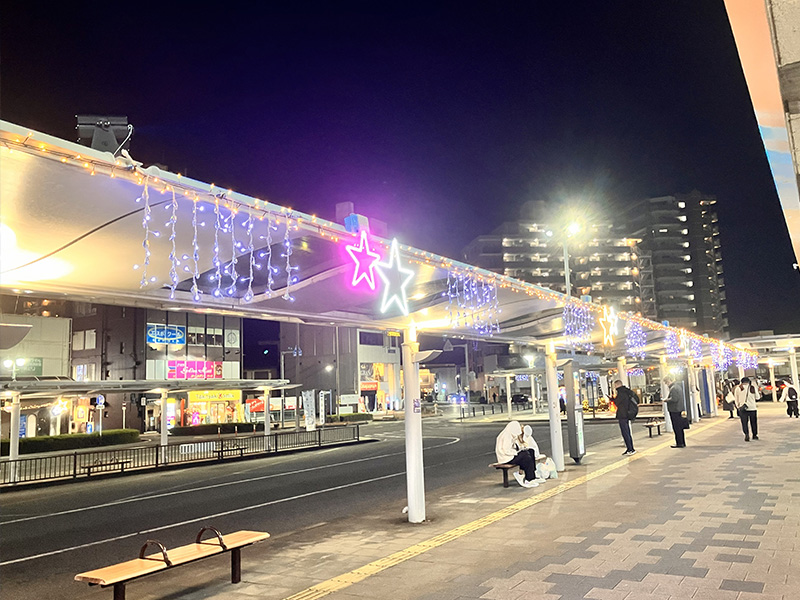 焼津市内 駅前広場